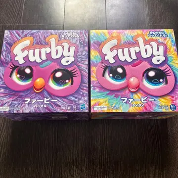 퍼비(Furby) 2개 세트 퍼플 타이 다이