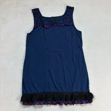 E2-11 ANNA SUI 프린지 티어드 상의