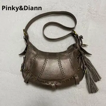 Pinky&Dianne 숄더백 브론즈 메탈릭 스터드 y2k