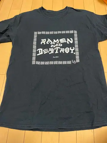 ramen and destroy 라멘앤디스트로이 티셔츠 트레셔