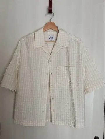ZARA 오픈 카라 셔츠 반팔