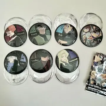 새상품급 / 명탐정 코난 Detective Conan 캔뱃지 7개 세트