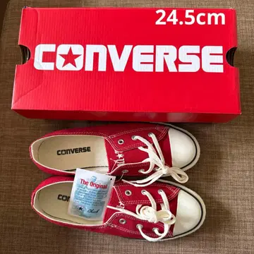 미사용 새상품 CONVERSE 올스타 Red 24.5