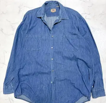 90s BASCO 데님 셔츠 바니스뉴욕 빈티지