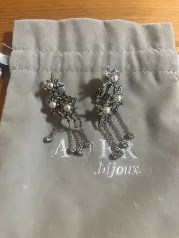 ADER.bijoux STAR fringe 귀찌 브라이덜 액세서리