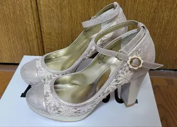 [새상품급] ANNA SUI 꽃무늬 레이스 펌프스
