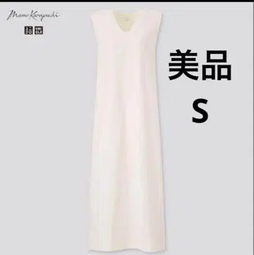유니클로 마메 에어리즘 코튼 브라 원피스 슬리브리스 S