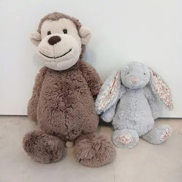 jellycat 봉제 인형 원숭이&토끼