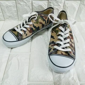 [새상품급] VANS 90s V-77 카모 패턴 로우컷 23.5cm