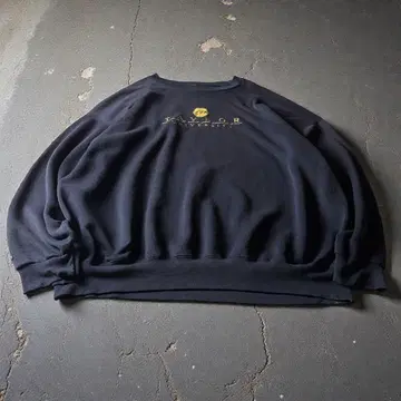 90s JANSPORT 자수 칼리지 로고 맨투맨 빅 실루엣