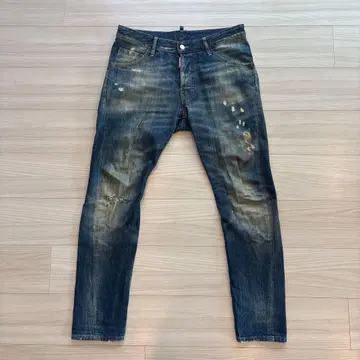 DSQUARED2 데미지 데님 팬츠 사이즈 46