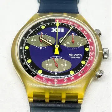 SWATCH 스와치 크로노그래프 BLUE CHIP 손목시계