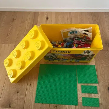 LEGO 레고 옐로우 컬러 묶음 판매 수납 박스 베이스 플레이트