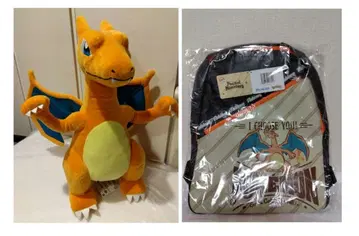 포켓몬 리자몽 봉제 인형 백팩 세트