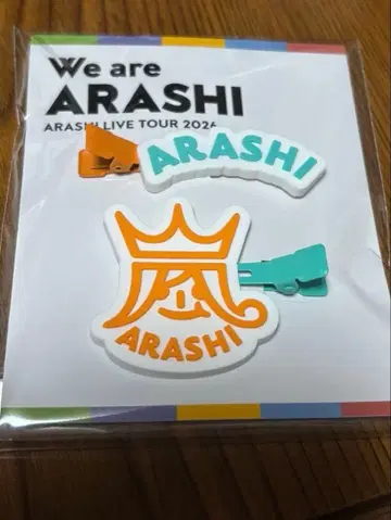 [ 새상품 ] 아라시 ARASHI We are ARASHI 헤어 클립