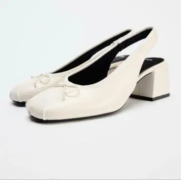 [ ZARA ] 슬링백 사양 발레리나 슈즈 35 (JP 22~23cm)