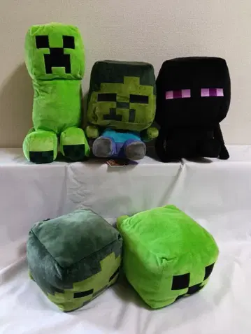 마인크래프트 마크 Minecraft 봉제 인형 크리퍼 좀비