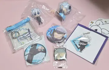주술회전 고죠 사토루 캔뱃지 아크릴 키링 오넴탄 피규어 PVC