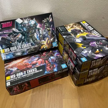 HGUC 자쿠 신 마츠나가 조니 라이덴 검은 삼연성 5기 세트