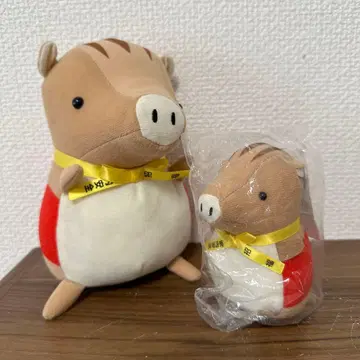 [ 2개 세트 ] 무나카타 타이샤 디자인 경자년 봉제 인형 돼지