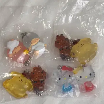 산리오 캐릭터즈 나카요시 드롭 참 폼폼푸딩 키티 키키라라