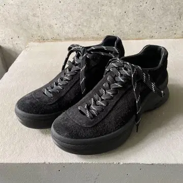 JIL SANDER Hairy Suede Leather Shoes