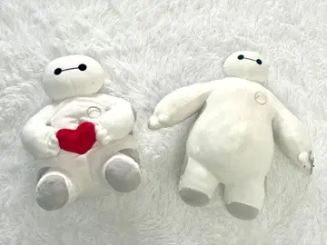 디즈니 베이맥스 봉제 인형 티슈 케이스 봉제 인형 2세트