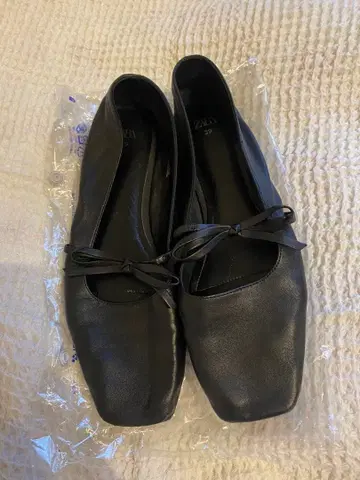 ZARA 발레 슈즈 블랙 39