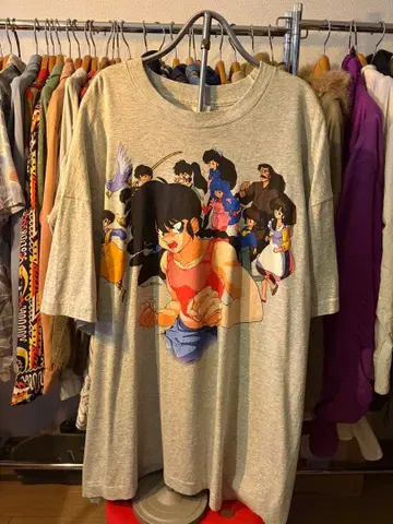 90s 빈티지 애니메이션 란마 ranma 1/2 티셔츠
