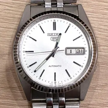 SEIKO 5 자동 시계 실버 다이얼 7009-3110 빈티지