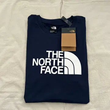 택 포함 미사용 새상품 THE NORTH FACE t셔츠 네이비