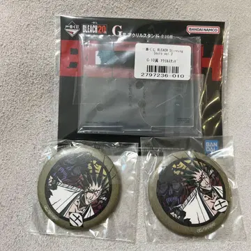 제일복권 BLEACH 캔뱃지 아크릴 스탠드 자라키 켄파치