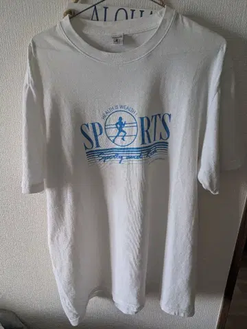 Sporty & Rich T셔츠 화이트 L SS20 Made USA