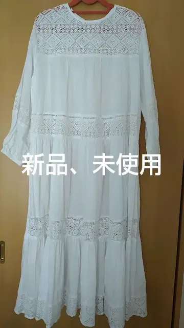 Spick & Span 여성용 레이스 원피스 화이트