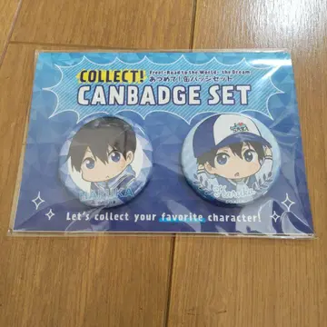 극장판 Free! 모으자! 캔뱃지 세트 [나나세 하루카] 미사용 새상품