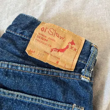 orSlow Lot 107 스트레이트 데님 일본제 인디고 S(1)