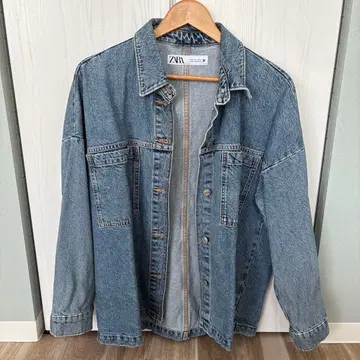 ZARA 데님 자켓 블루 XL 사이즈