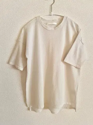 25SS evam eva(에붐에바) 티셔츠 하프 슬리브 풀오버