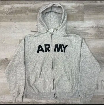 00년대 US.ARMY 미국 육군 풀 집업 후드티