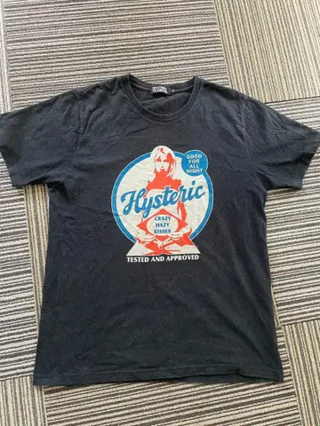 HYSTERIC GLAMOUR 티셔츠 블랙 M 사이즈