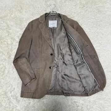 SANNINO (산니노) 양가죽 100% 헤링본 무늬 테일러드 자켓