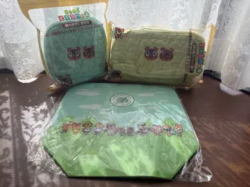 모여봐요 동물의 숲 퀼팅 파우치 & 토트백