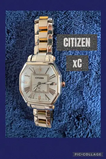 크로스씨 CITIZEN XC 전파 솔라 손목시계 시티즌 전파