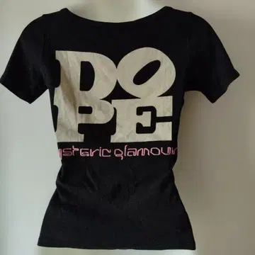 HYSTERIC GLAMOUR DOPE 티셔츠 블랙