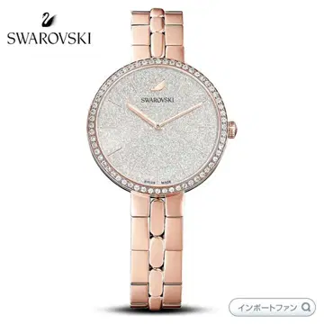 [ SWAROVSKI ] 손목시계 로즈 골드 크리스탈 다이얼