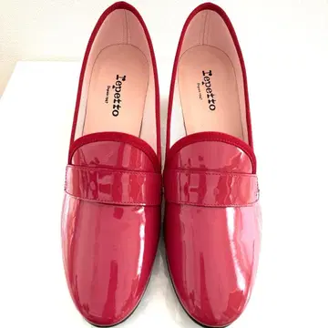 repetto 레페토 로퍼 패턴트 레더 사이즈 37.5