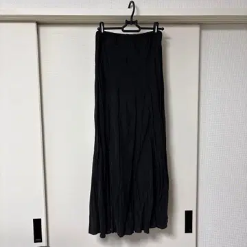 DouDou 플레어 스커트 블랙 F 사이즈