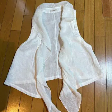 nest Robe 린넨 베스트 화이트