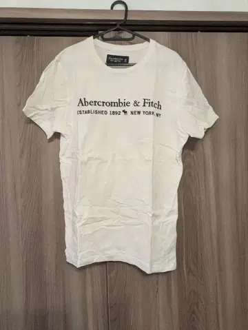 Abercrombie & Fitch 반팔 티셔츠 화이트 M
