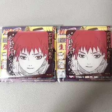NARUTO 나루토 상하이 한정판 아크릴 코스터 사소리 2개